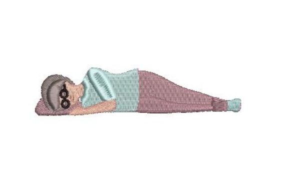 A Designer's Review of the Grandma Sleeping on Ground Embroidery File