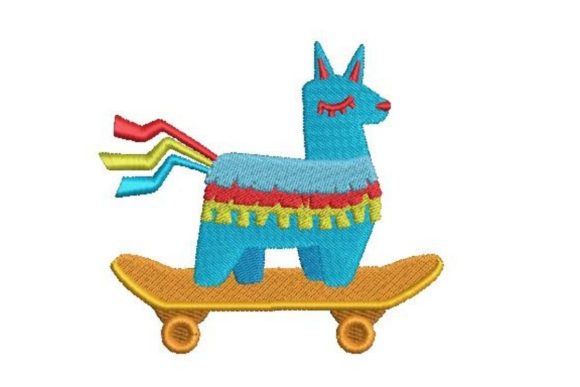 A Designer's Review: Pinata Riding Skateboard Embroidery