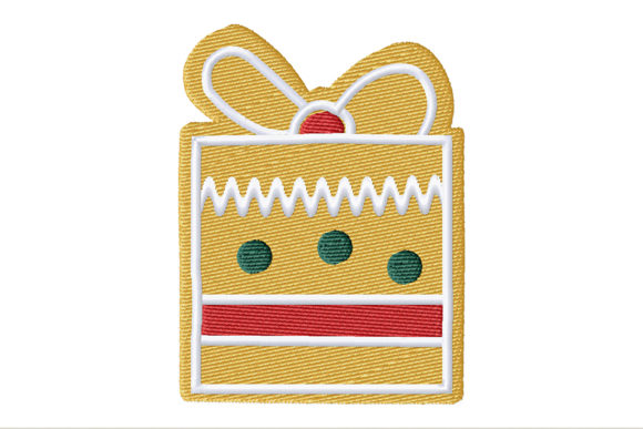 A Designer's Review: The Gingerbread Gift Box Embroidery Design