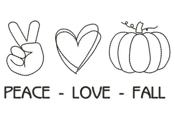A Designer’s Review: ‘Peace Love Fall’ for Boutique Sweatshirt Embroidery