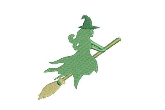 A Professional Review of the Green Witch Flying on Broom Design