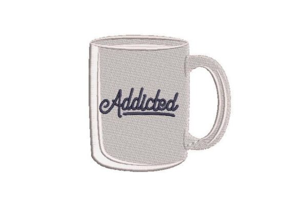 Addicted Coffee Mug: An Embroidery Designer's Review for Apparel