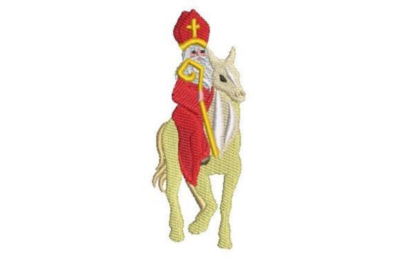 An Embroidery Designer Reviews Sinterklaas on Horse