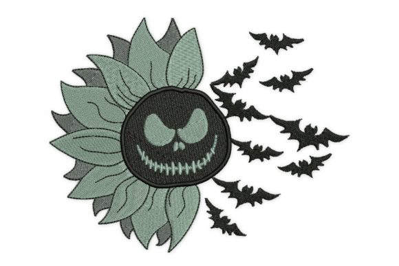 An Embroidery Designer's Review of Halloween Sunflower