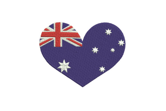 An Honest Designer Review: Australia Flag on Heart Shape