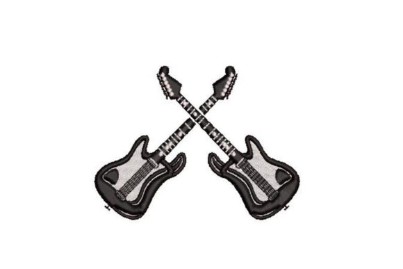 Electric Guitars Embroidery: A Designer Review for Branded Merch