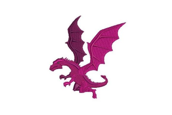 Flying Dragon Embroidery: A Magical Gift Design