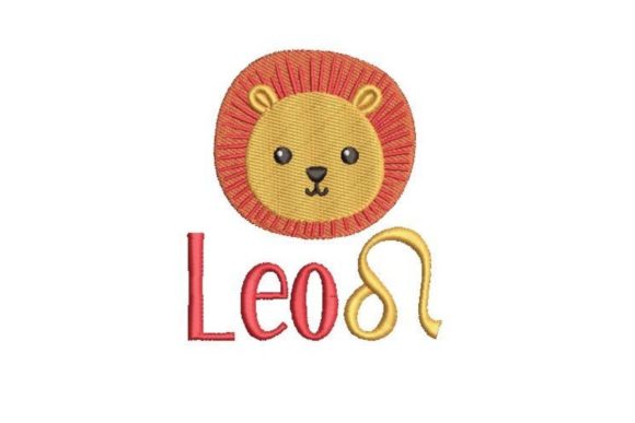 Leo Horoscope Design for Handmade Embroidery Products