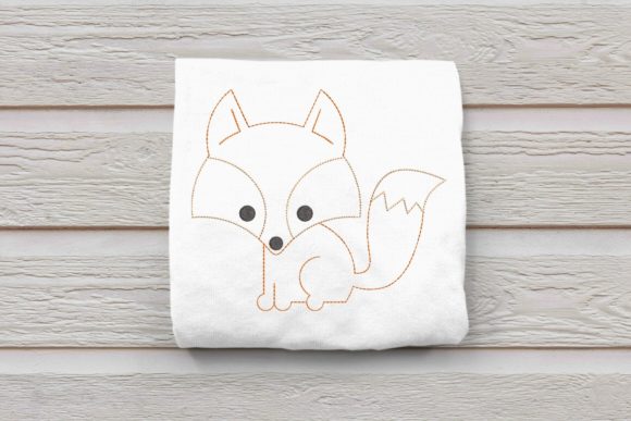 Putting the Baby Fox Linework Embroidery Design Through a Real Project Test