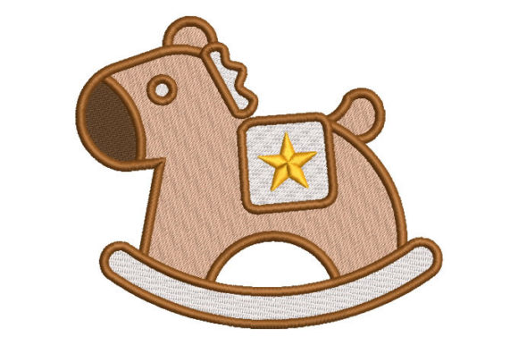Stitching Joy: A Professional's Take on the Horse Toy with Star Design