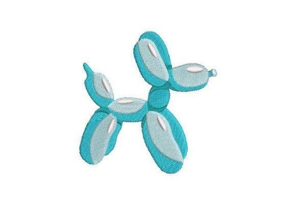 The Balloon Dog Design: A Playful Embroidery Project