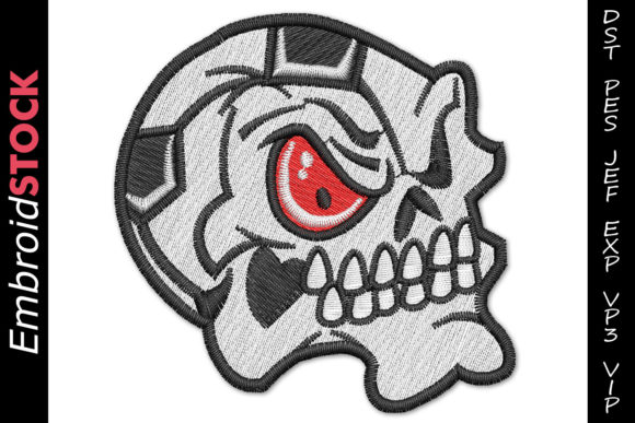 The Soccer Ball Skull Head Embroidery Design Review
