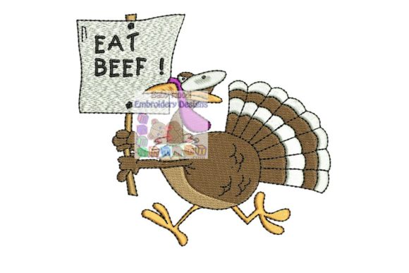 Turkey Eat Beef: A Candid Design Review for Commercial Embroidery